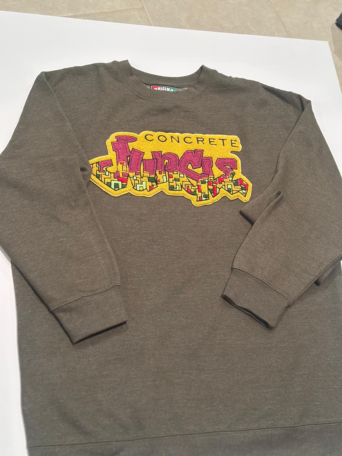 Heather Olive Concrete Jungle